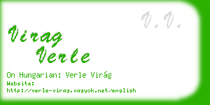 virag verle business card